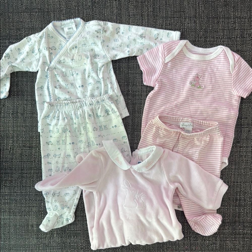 Lot of NB sets - kissy kissy, Jacadi and baby cotton